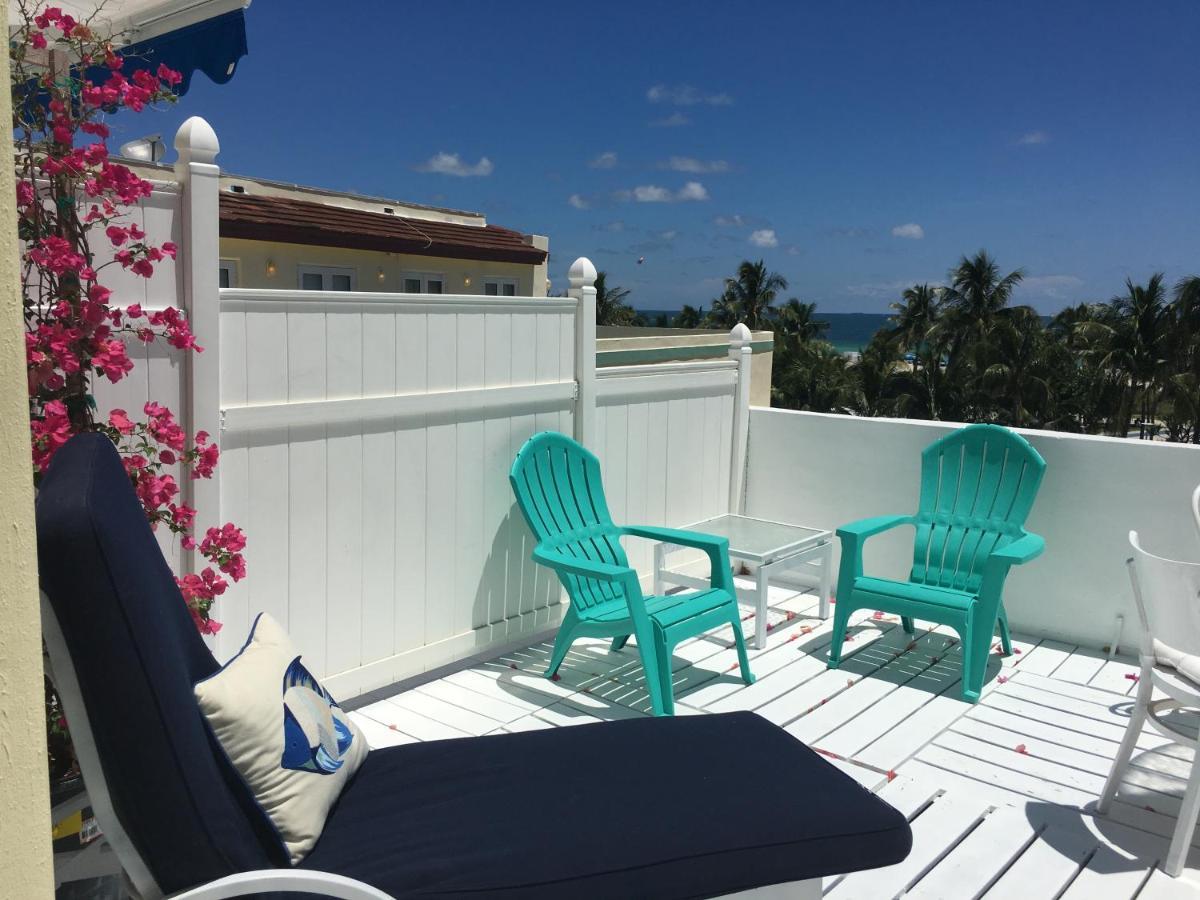 Sunrise Penthouse Ocean View Terrace Beach Few Steps Away Sobe Aparthotel Miami Beach Exteriör bild